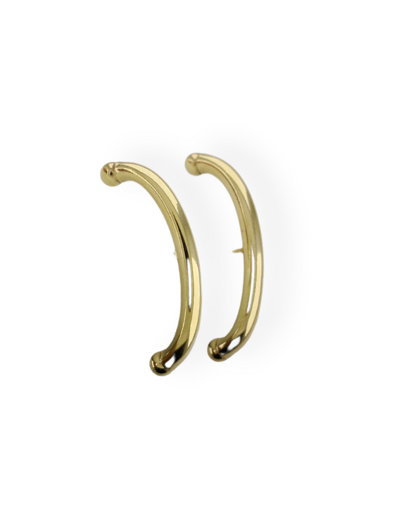 Brinco Earcuff Tubo Ouro
