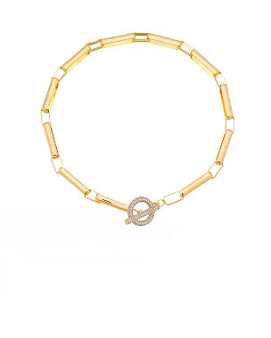 Chocker Fecho T Banhado a Ouro